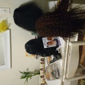 Four wigs and packaged 1 bundle